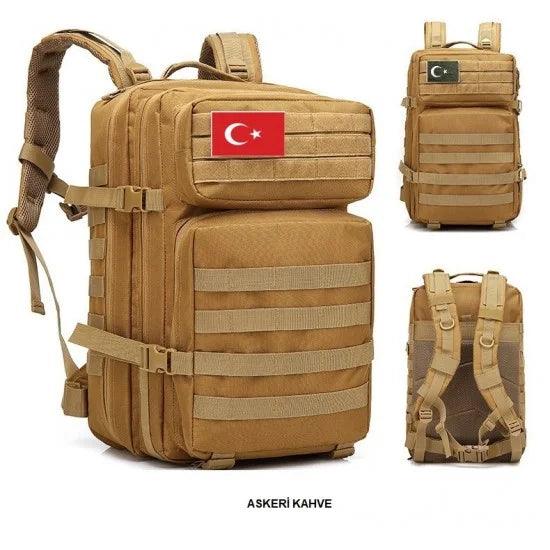 Taktik Tip Molle Çanta – 45 Litre Kapasite