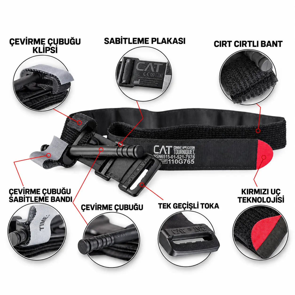 CAT (Combat Application Tourniquet) Taktik Turnike %100 Orjinal