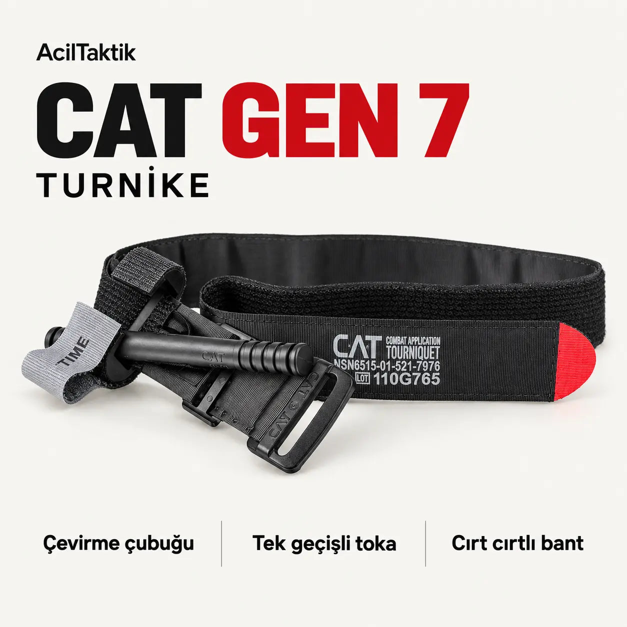 CAT (Combat Application Tourniquet) Taktik Turnike %100 Orjinal
