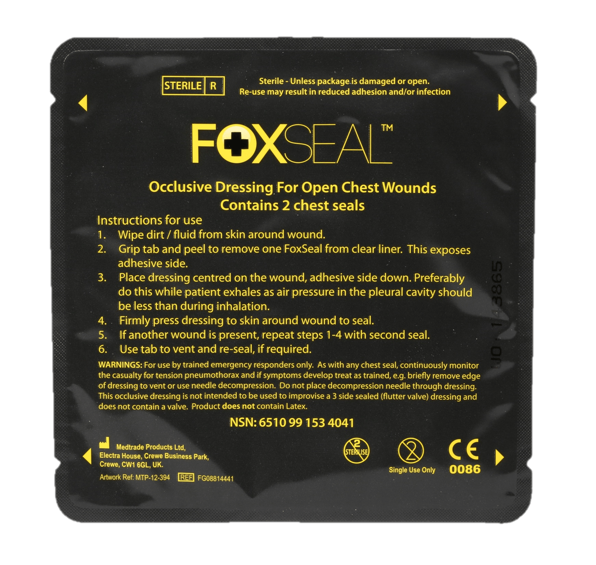 Foxseal Göğüs Pansumanı - AcilTaktik