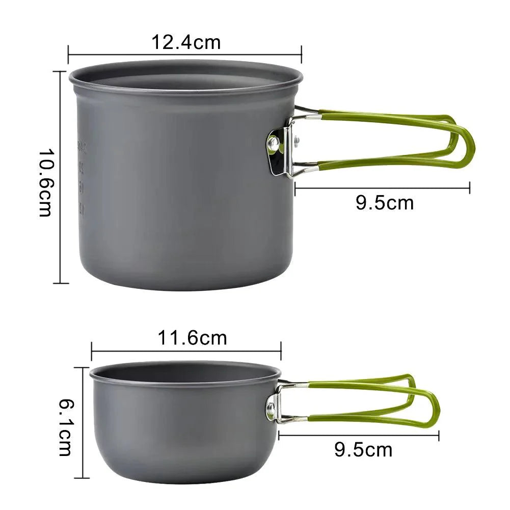 Taşınabilir Kamp Tencere Seti